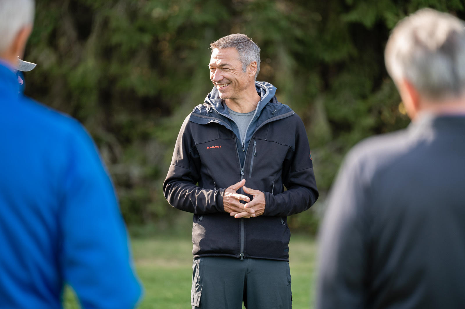 Gernot Scheucher bei der Outdoor-Arbeit